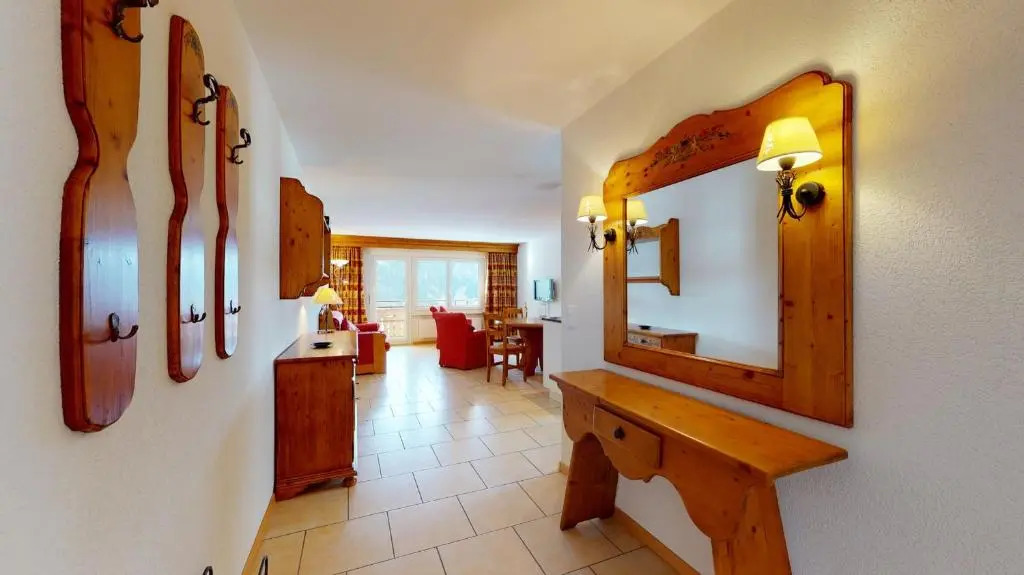 Gonenstein Residence in Leukerbad, entire apartment/studio with balcony