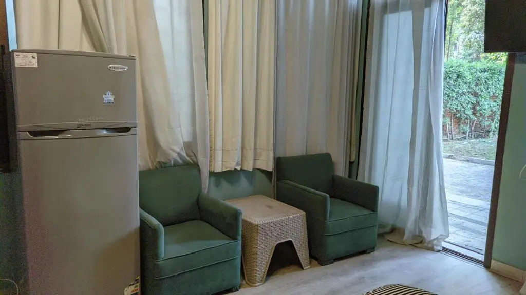 private entrance studio with private garden