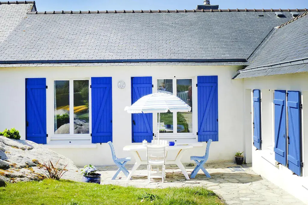 Fishermans House in Brittany by the Sea
