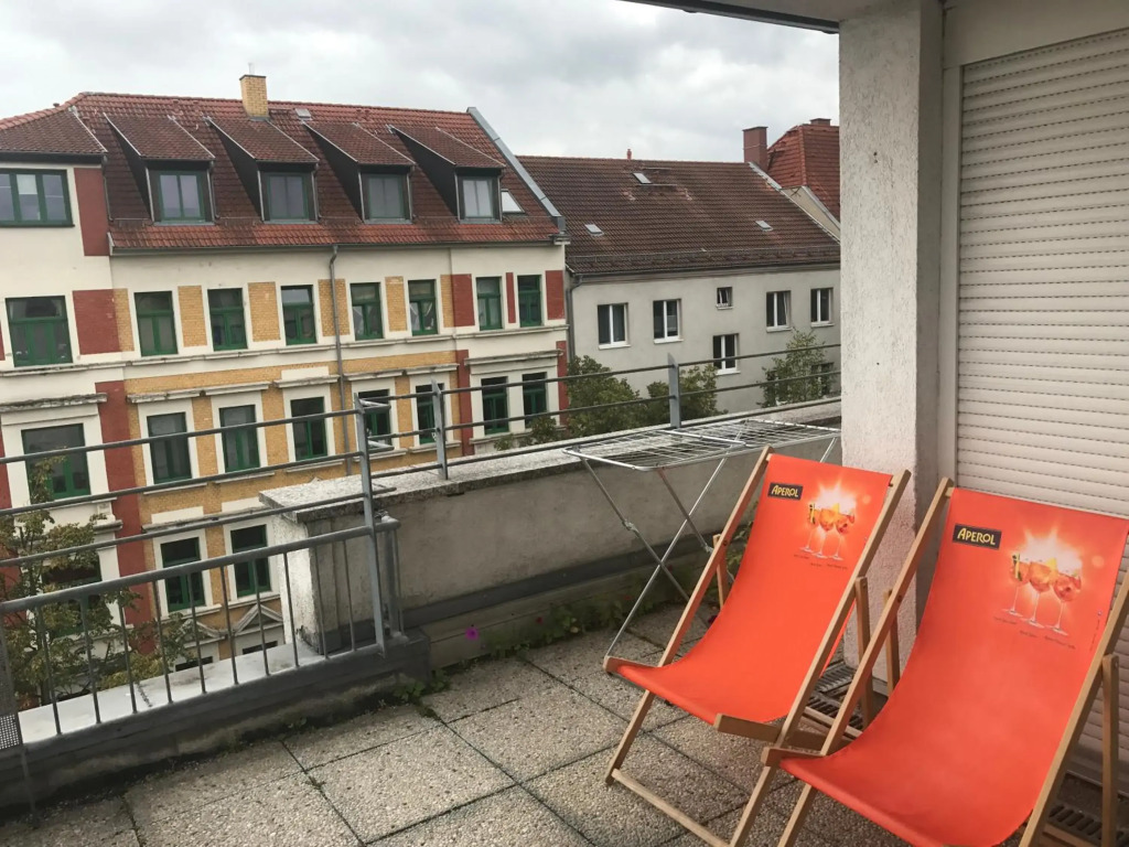 Exklusive Wohnung mit Dachterrasse in Schleußig