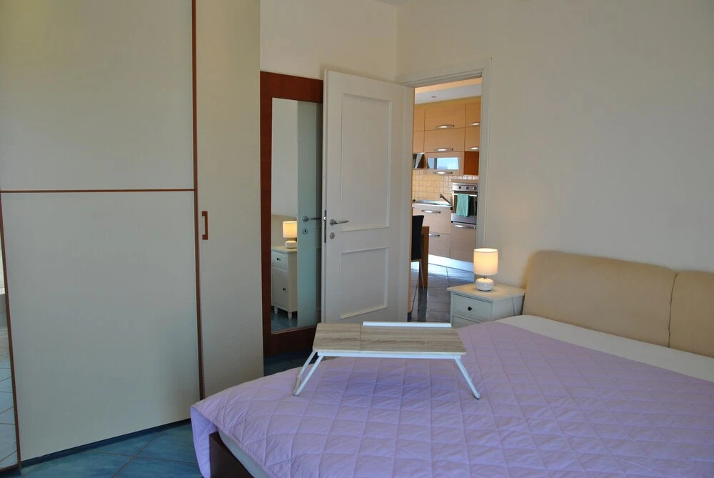 Air-conditioned Apartment With sea View Balcony in the Center of Formia