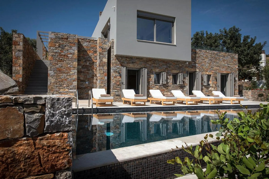 Modern design 3 bedroom villa next to the sandy beach
