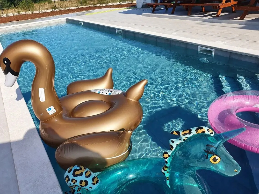 Family Apartment House Lucija With Pool