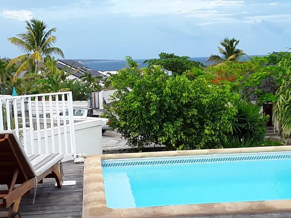 Villa With 3 Bedrooms in Saint Martin, With Wonderful sea View, Private Pool, Enclosed Garden - 2 km From the Beach