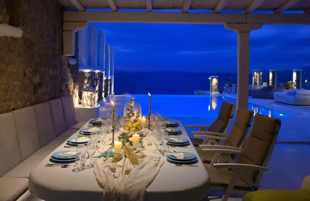 Paradisiacal Villa with Pool and Sea View in Mykonos