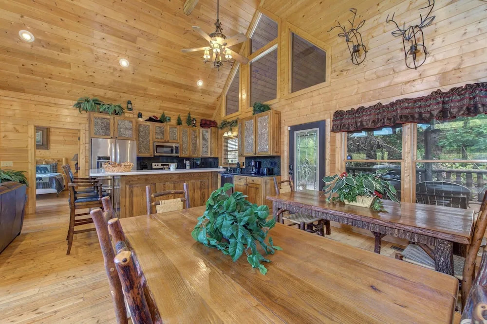 Cabin w/ Hot Tub, Theater & Views - Sleeps 22