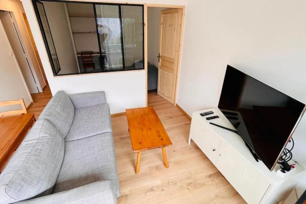 Furnished Apartment With Balcony & Parking in A Secure Residence