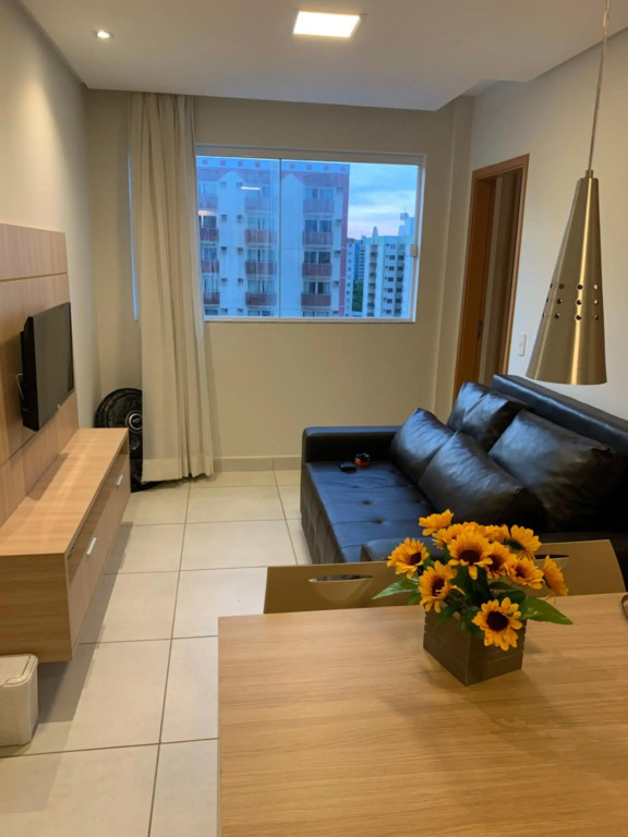 Apartamento tipo Flat para temporada em Caldas Novas com cozinha completa