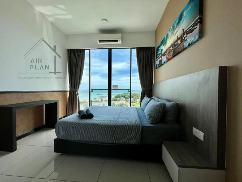 PD D’Wharf Amazing Seaview Suite 9 (Up to 6 Pax)