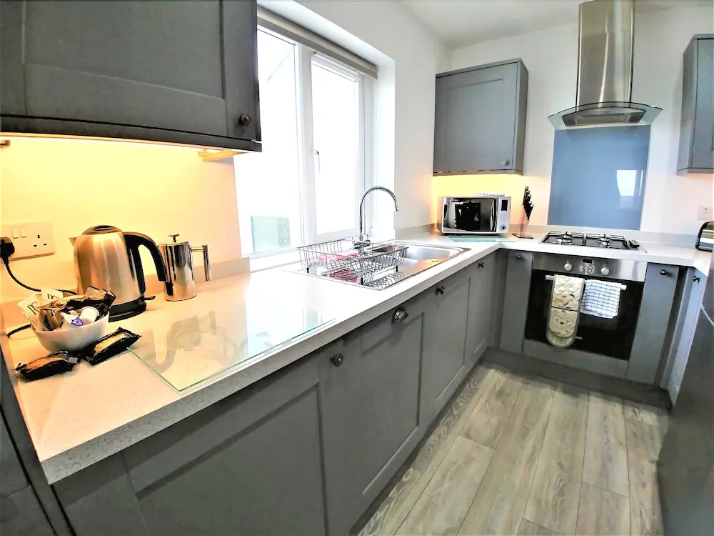 Meadow View Apartments are 2 and 3 bedroomed with private parking
