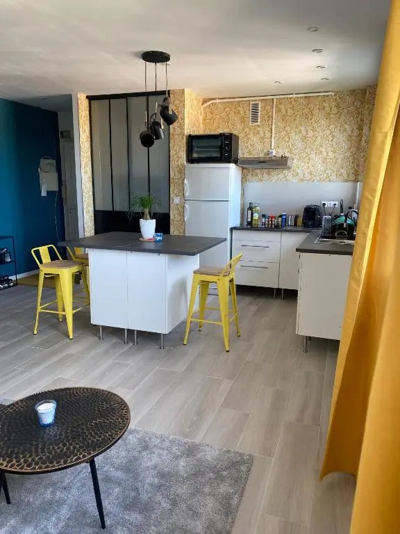 Bel appartement avec vue sur les toits (nouveau)