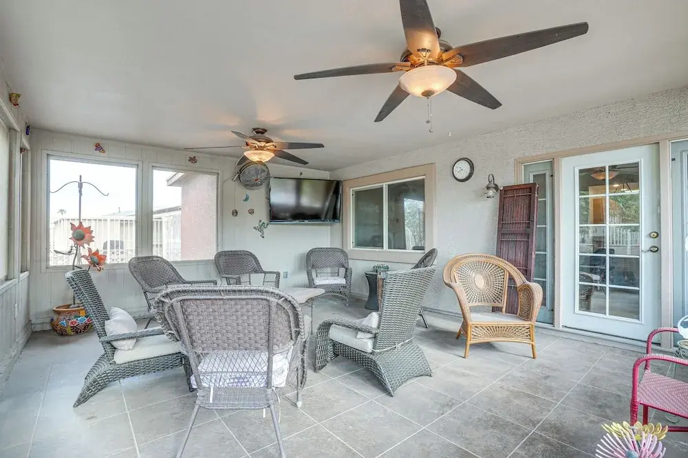Close to Golf: Sun City Escape w/ Furnished Porch!