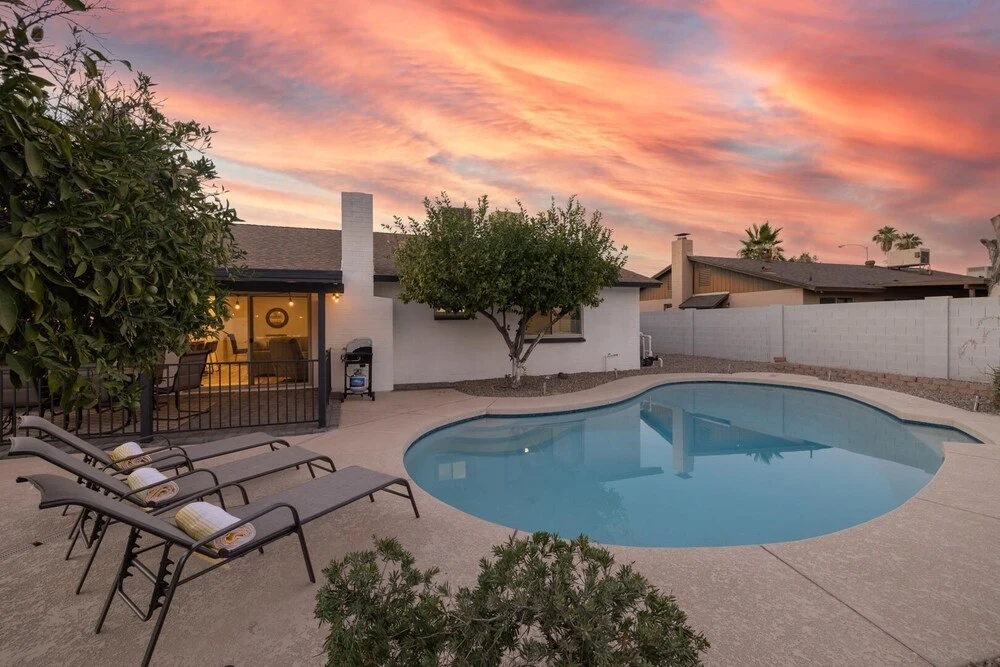 Open Floor Mesa Gable Vacation Home with Heated Pool by Redawning