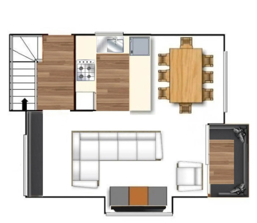 Mountain Retreat Suitable for 2 Families, Sleeps 8