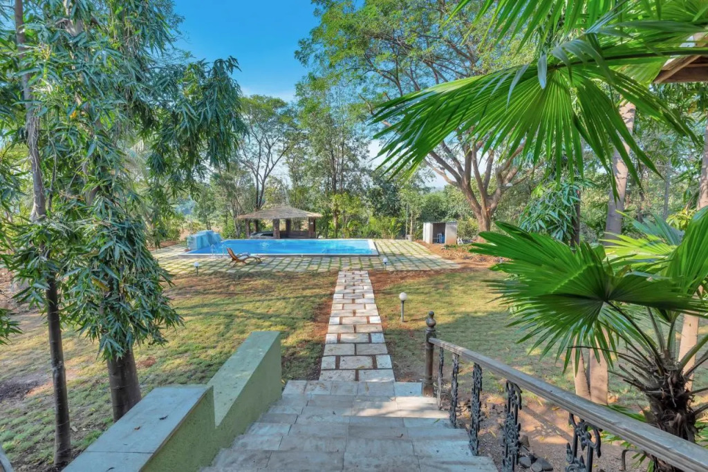 SaffronStays Laburnum House - 3BHK Pet-Friendly Villa with Pool, Lawn & Countryside Views