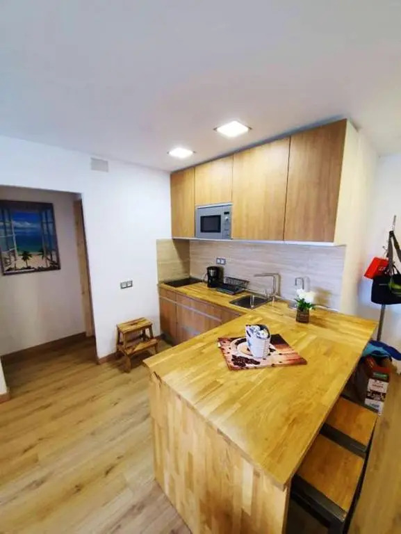 One bedroom appartement at Empuriabrava 50 m away from the beach with lake view and furnished terrace