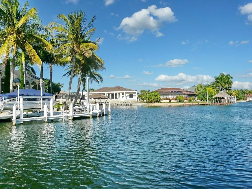 Pet-friendly waterfront home near beach with pool