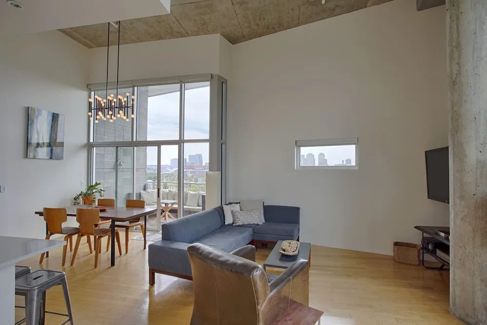 Luxe Downtown Penthouse with City Skyline Views