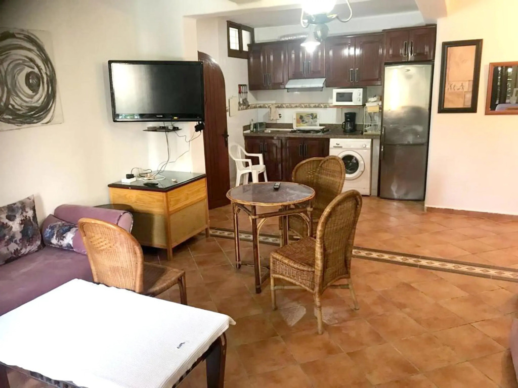 2 bedrooms appartement at Cabo negro 150 m away from the beach with shared pool and furnished terrace