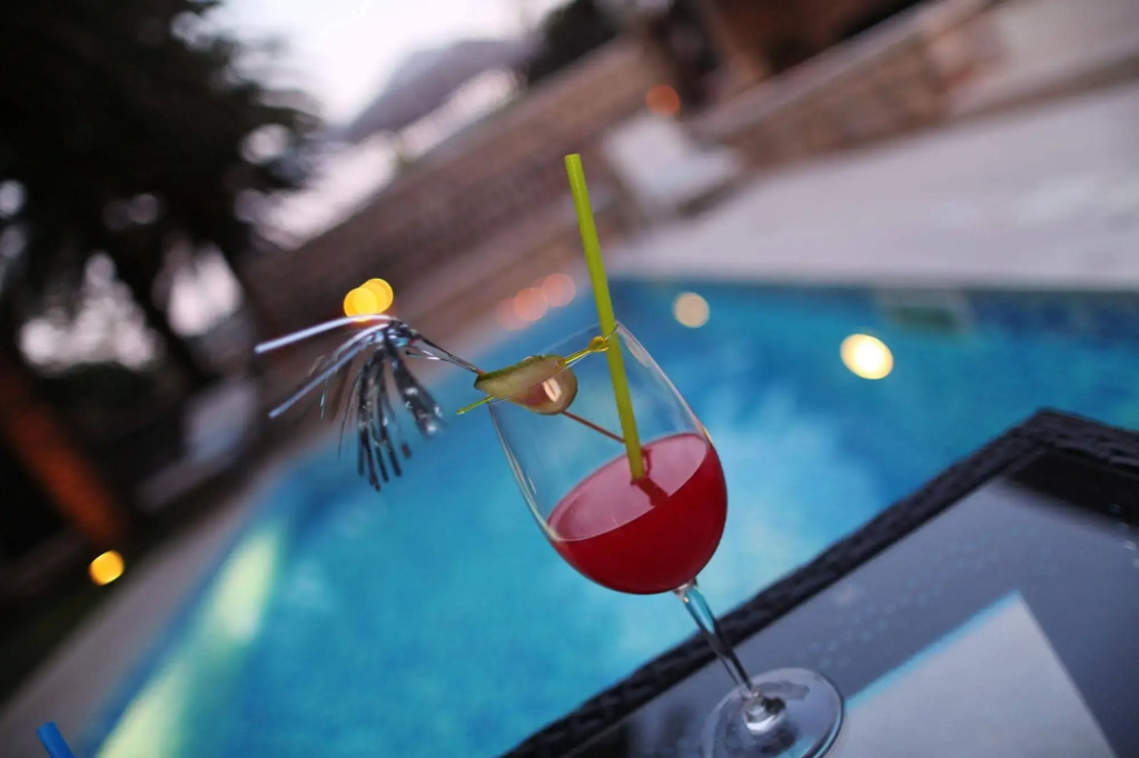 City Beach Villa with Pool and Sea View