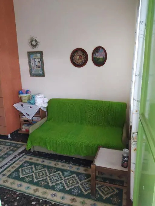 Doll house next to the sea