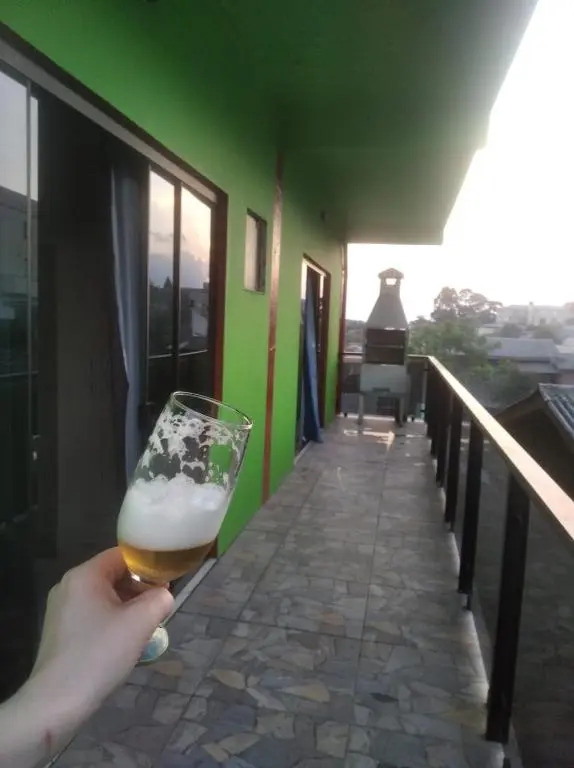 Apartamento Cambara com churrasqueira e uma ampla sacada