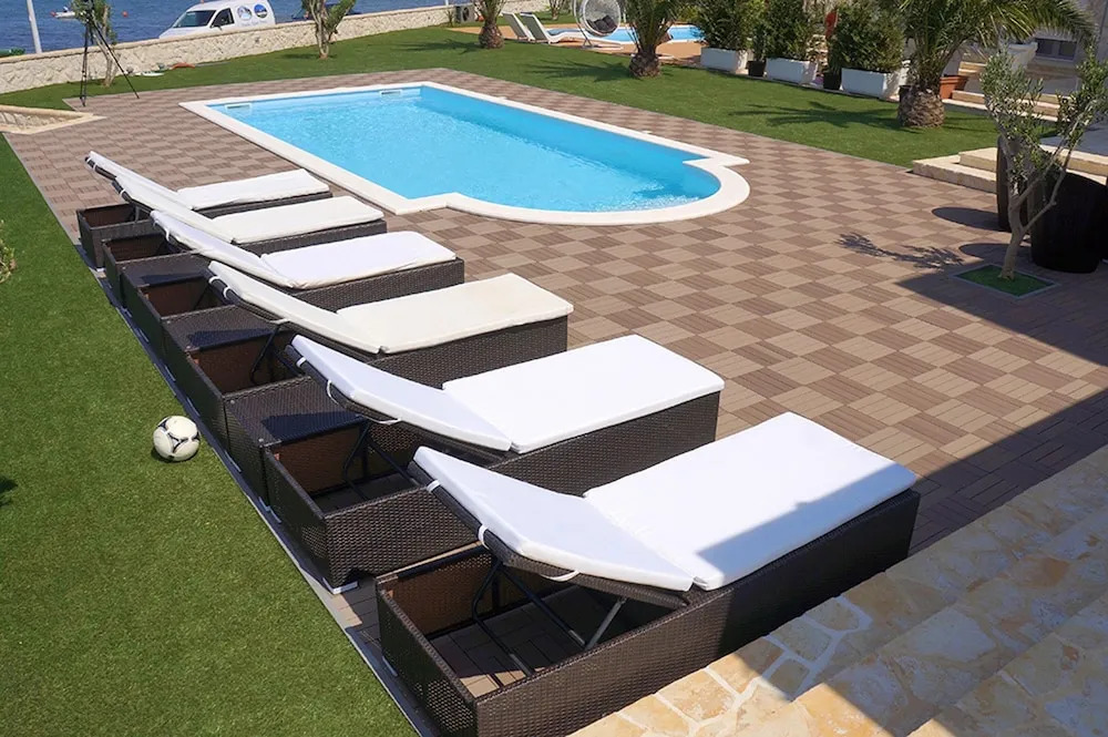 Apartment with 2 Bedrooms in Vir, with Wonderful Sea View, Private Pool, Furnished Balcony - 5 M From the Beach