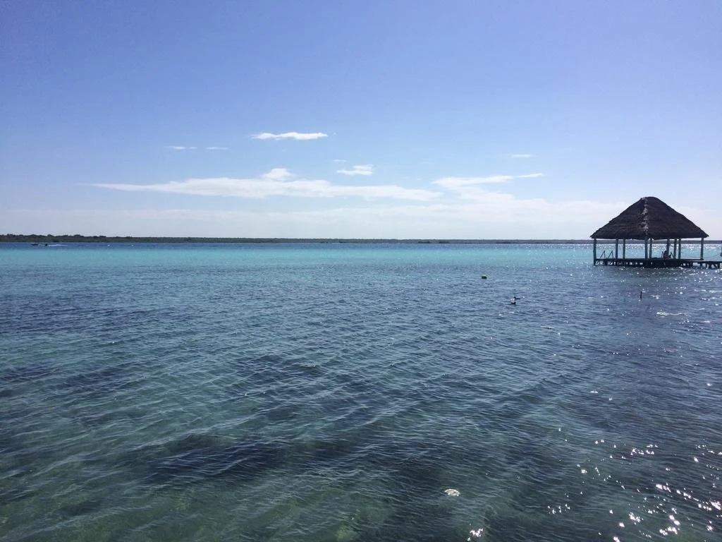 The Yak Lake House Hostal Bacalar - Front Lagoon