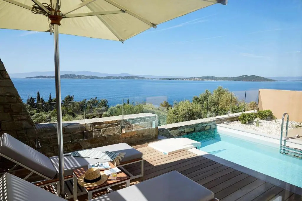Excellent Halkidiki Villa Residential Villa 1 2 Bedrooms Stunning Sea View