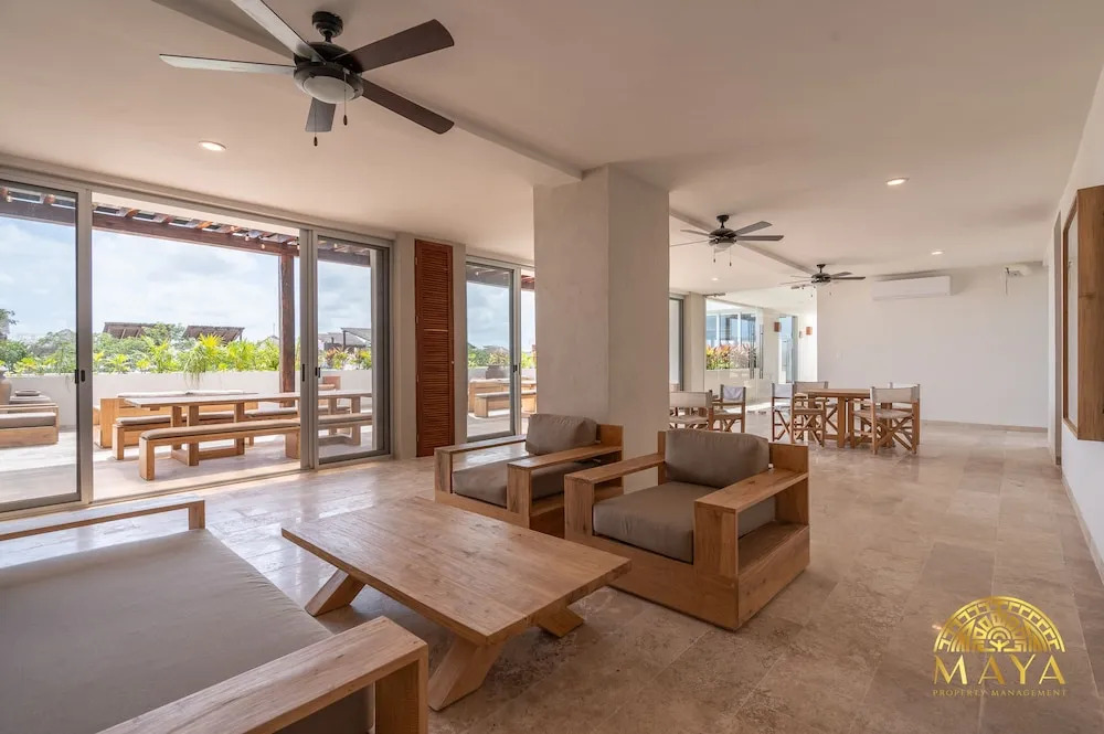 NHOA 112B Lux 1BR Condo Plunge Pool in Aldea Zama