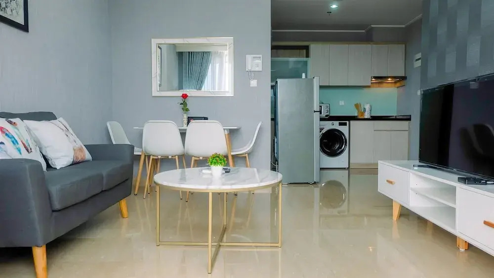 Classy 2BR Apartment at Menteng Park with City View