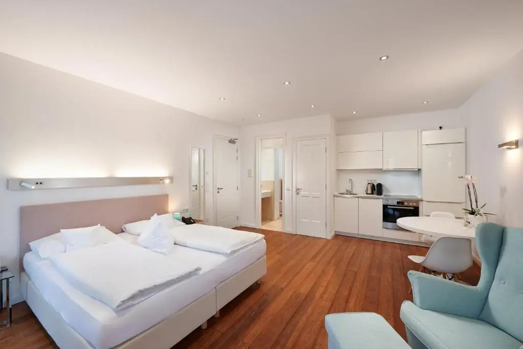 35qm Deluxe Apartment Suites im Stil Design Hotel Vosteen Nähe der Kaiserburg