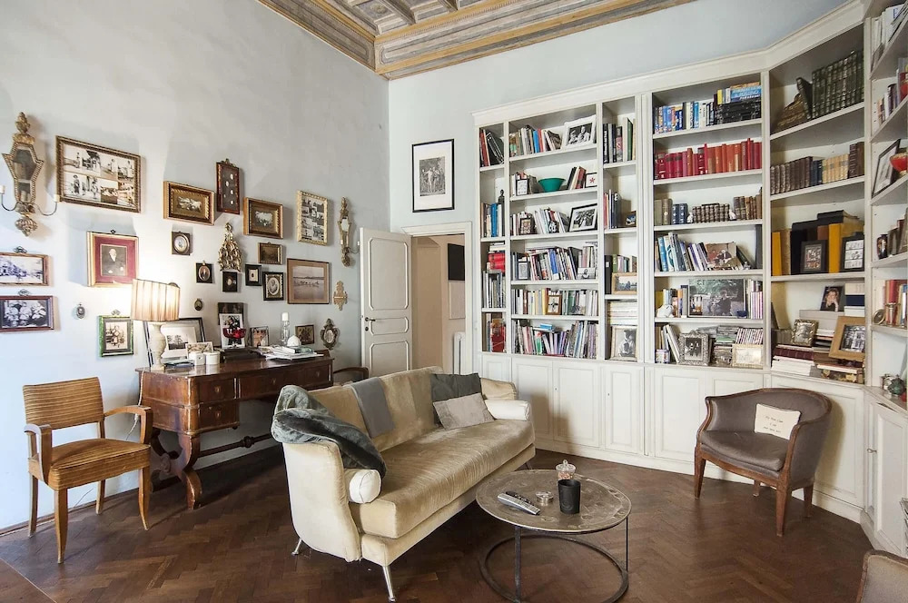 Rome an Aristocratic Apartment in Historic Palace Near the Piazza Navona