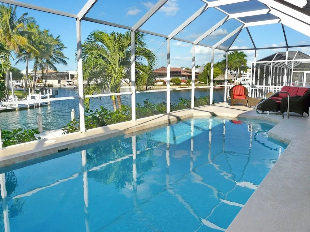 Pet-friendly waterfront home near beach with pool