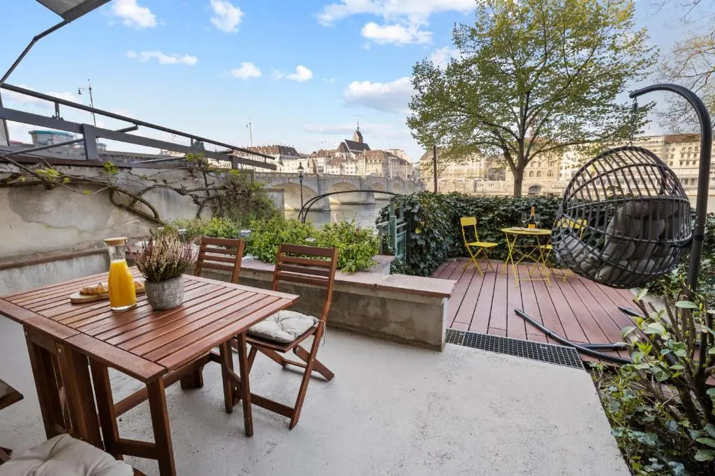 Stadtwohnung am Wasser I Terrasse mit Rheinblick I NETFLIX I APPLE TV