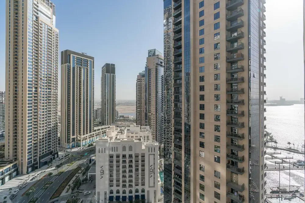 Lux BnB  Dubai Creek Harbour BLVD Views
