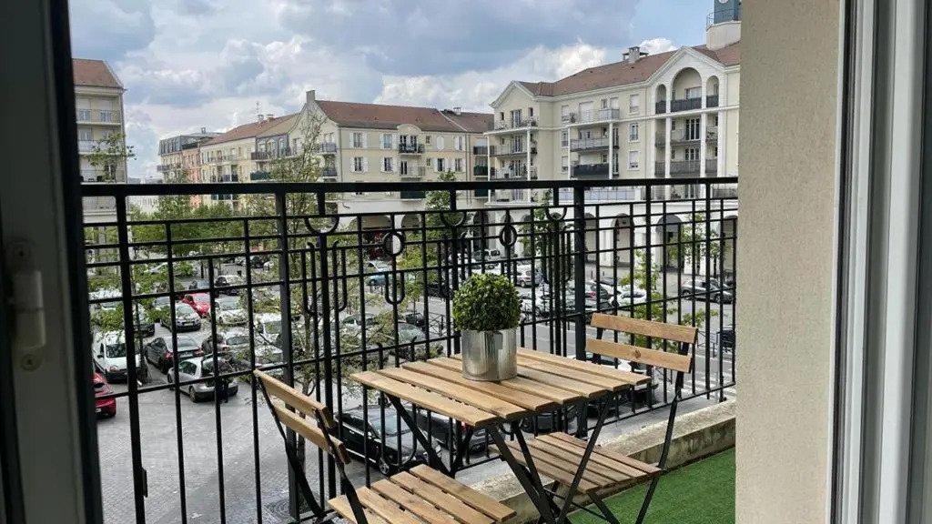 Apartment 1 bedroomed with Balcony 10min from Disneyland Paris
