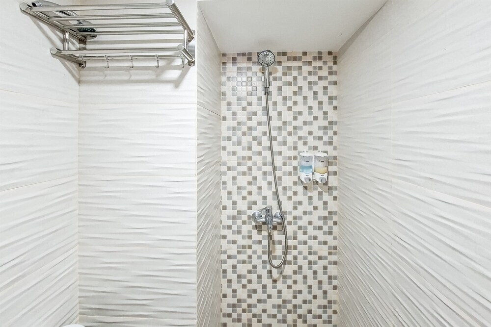 Compact White Studio At Cisauk Point Apartment
