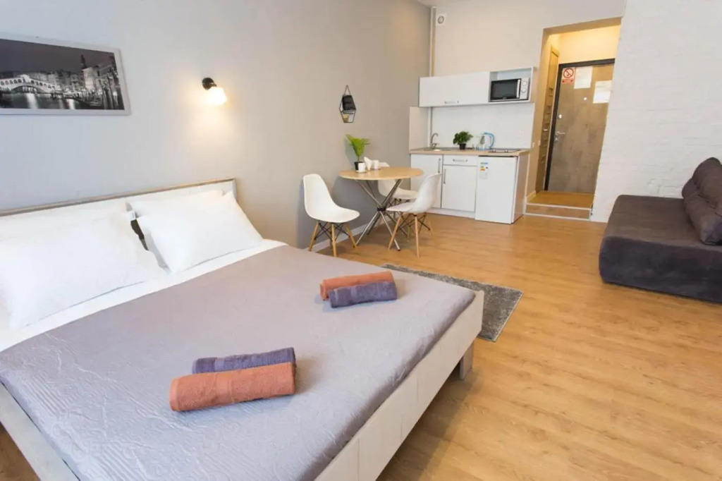 Modern studio, metro Pushkinska and Universytet - Chernyshevska str. 95-2