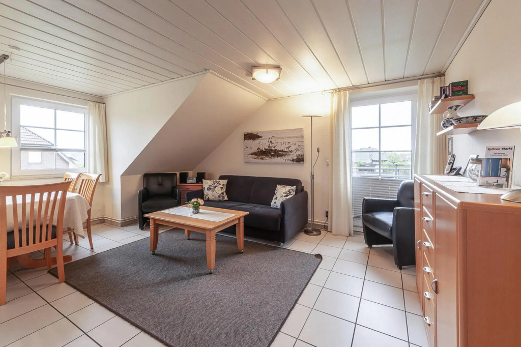 Apartment in Friedrichskoog-Spitz with a balcony