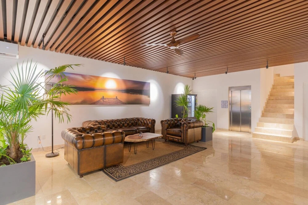 Excellent Modern Apartment in Aldea Zama Movie Theater Rooftop Pool Close to the Beach