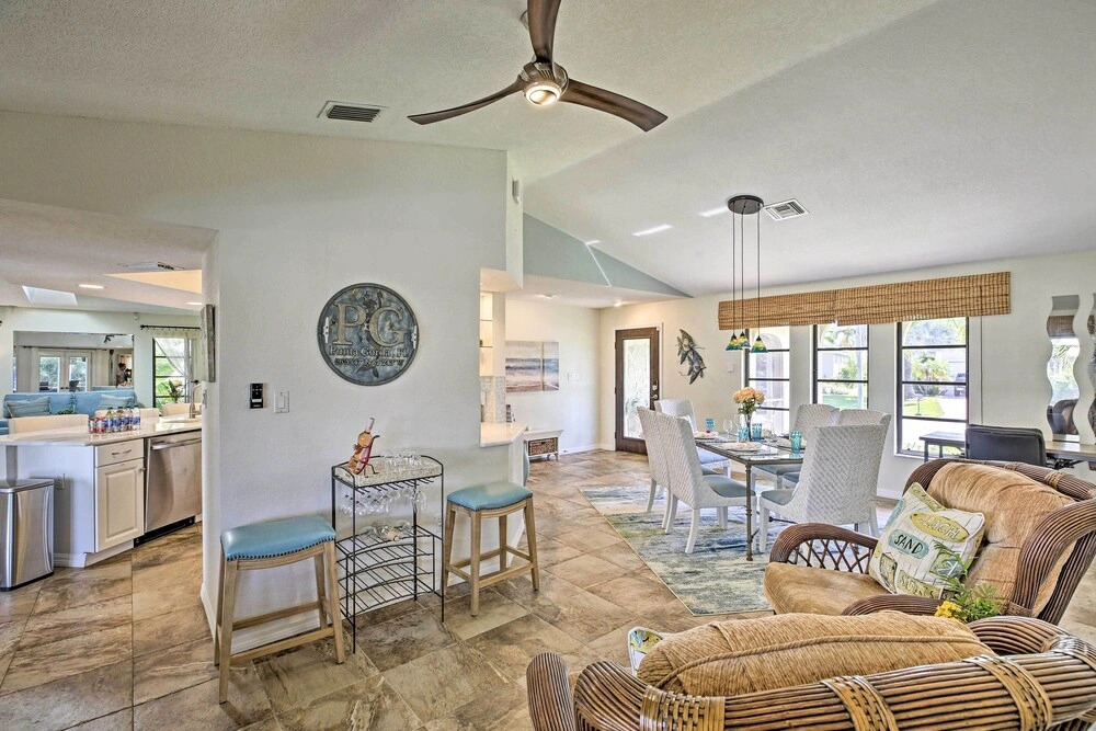 Canal Waterfront Home With Private Pool & Dock!
