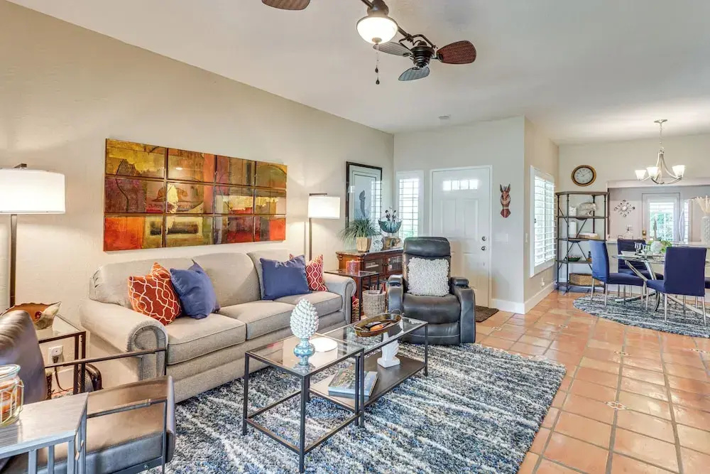 Golf Course View & Pool Access: Palm Desert Condo
