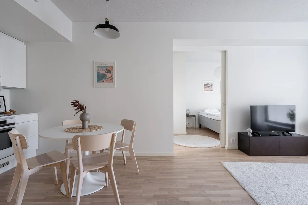 Stylish New 1BR Home with Sauna, Hosts 4 Guests