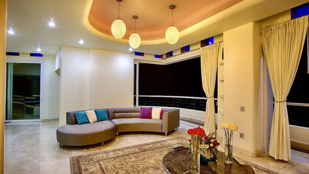 Luxury Suite With Waterfall, Ocean and Swimming Pool View