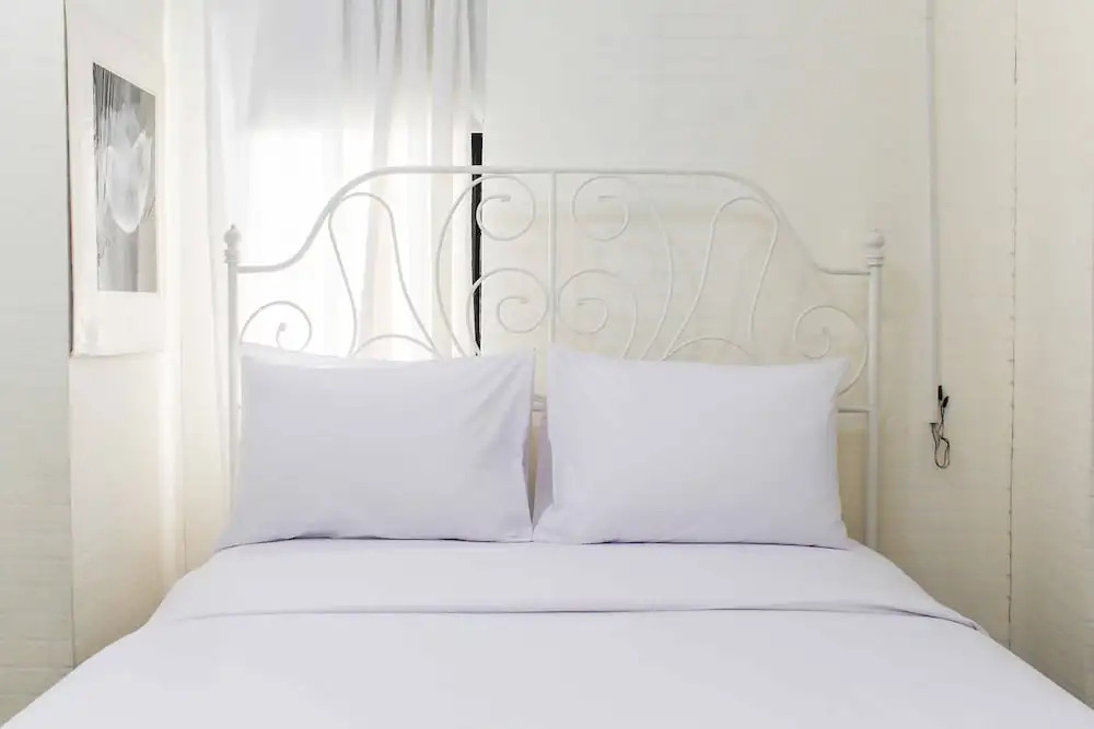 White and Nice 1BR at Bassura City Apartment