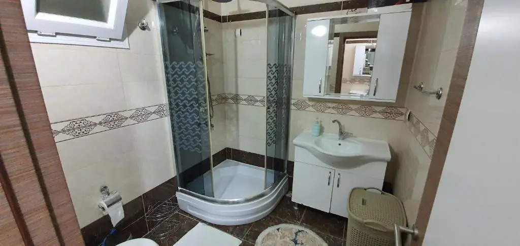 3+1 sea1km 125mt2 Furnished luxury apartment 1.kat