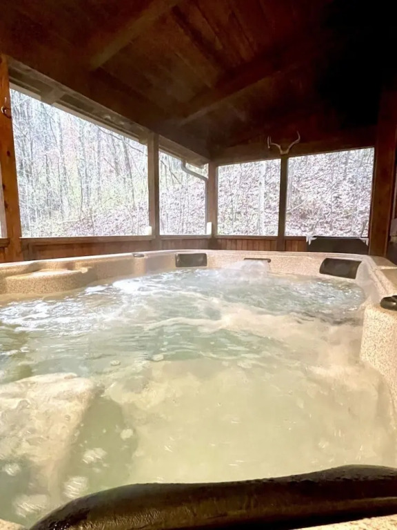 Leave the stress behind!- private hot tub, pet and motorcycle friendly, let peace and nature surround you! 2 Bedroom Home by RedAwning