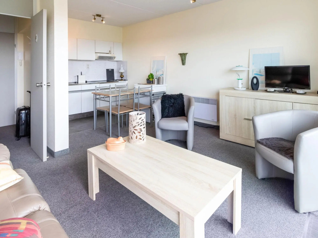 Spacious studio in De Haan with a balcony