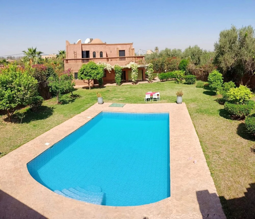 Villa With 5 Bedrooms in Marrakech, With Wonderful Mountain View, Private Pool, Enclosed Garden